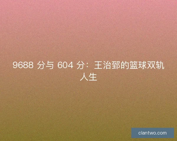 9688 分与 604 分：王治郅的篮球双轨人生